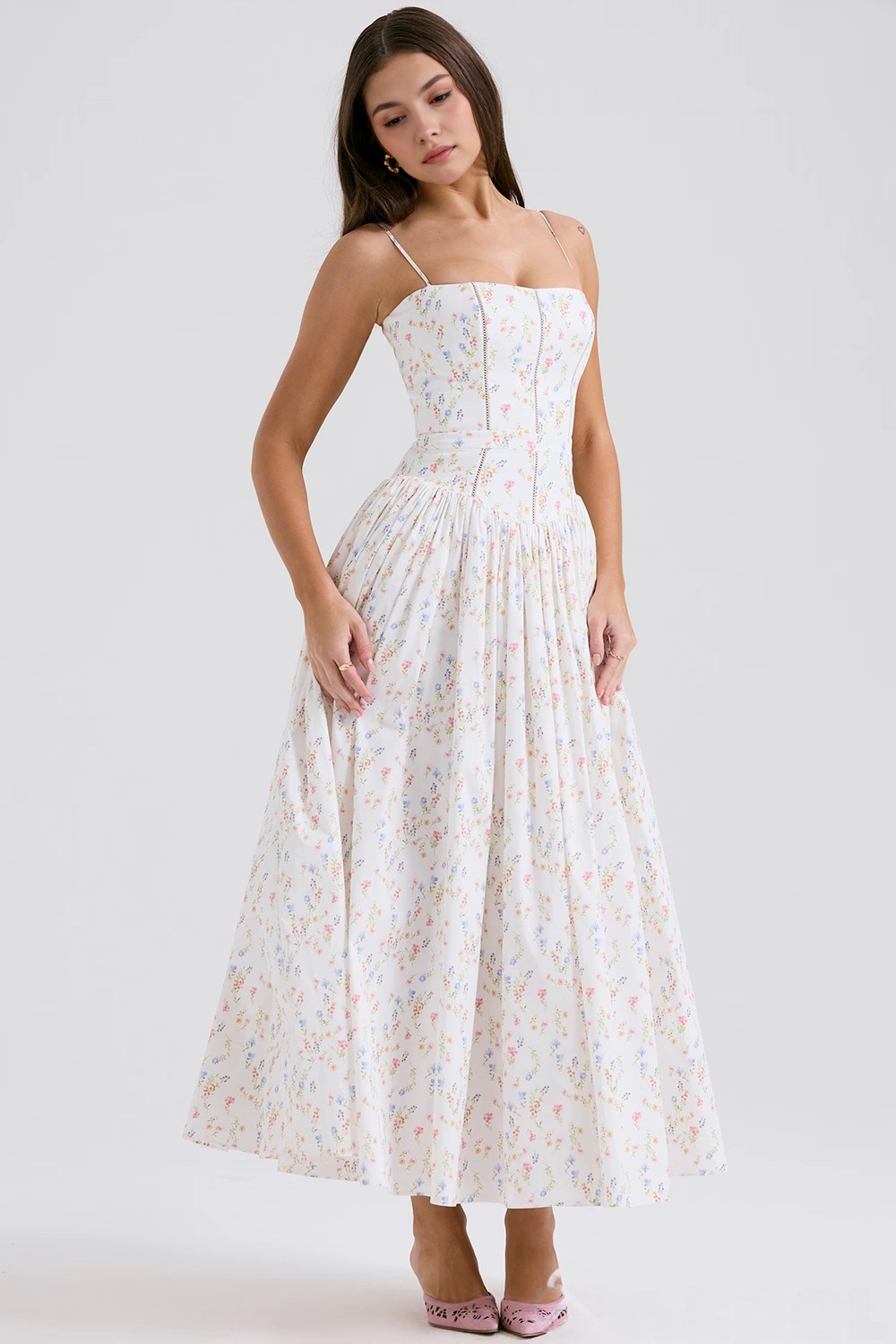 Mayfair™ | VIOLETTA - Posy Midi Kleid